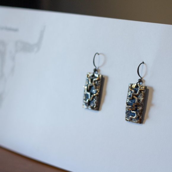 ✨ 3/$15✨ Handmade Earrings from Recycled Materials - Picture 2 of 4
